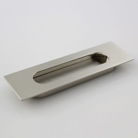 H-148-96BSS Personality Recessed Pull- Satin Nickel Finished