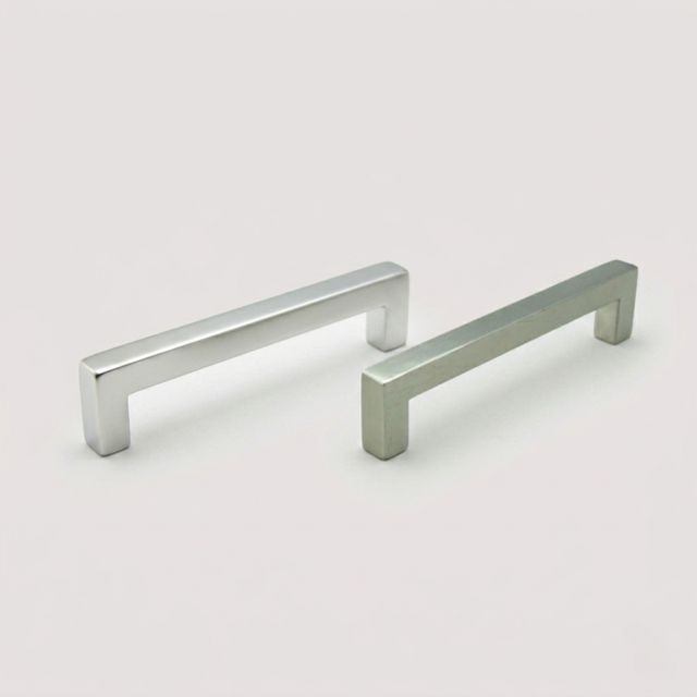 H-502 Series - Square, 304 Stainless Steel - Satin Nickel, Chrome Finish