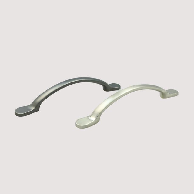 H-61008 Handle/Pull - Satin Nickel, Matt Black Chrome Finish