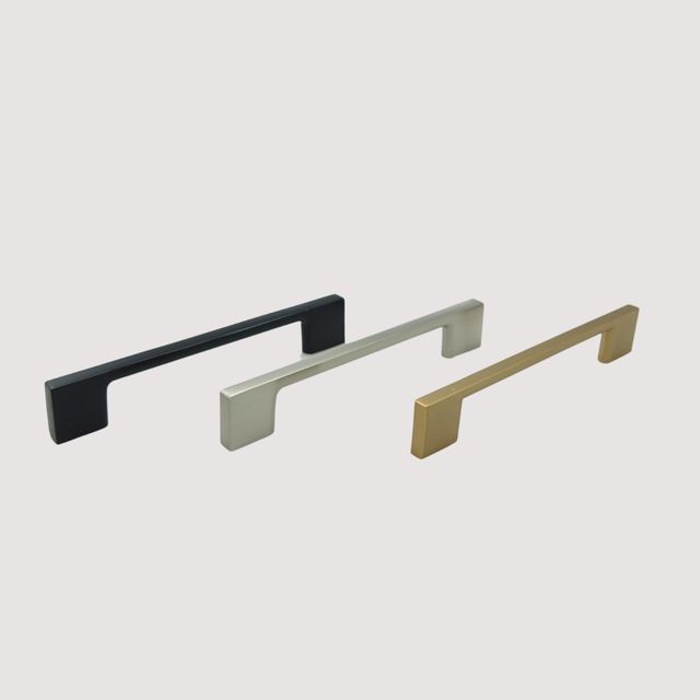 H-65013 Handle/Pull - Satin Nickel, Black Nickel, Rose Gold Finish