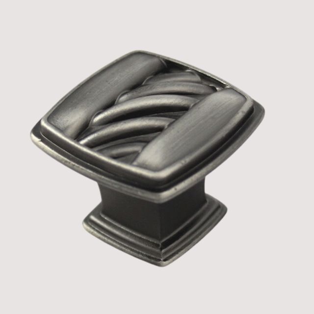 K-326 Symphony Knob - Antique Silver, Oil Brushed Finish