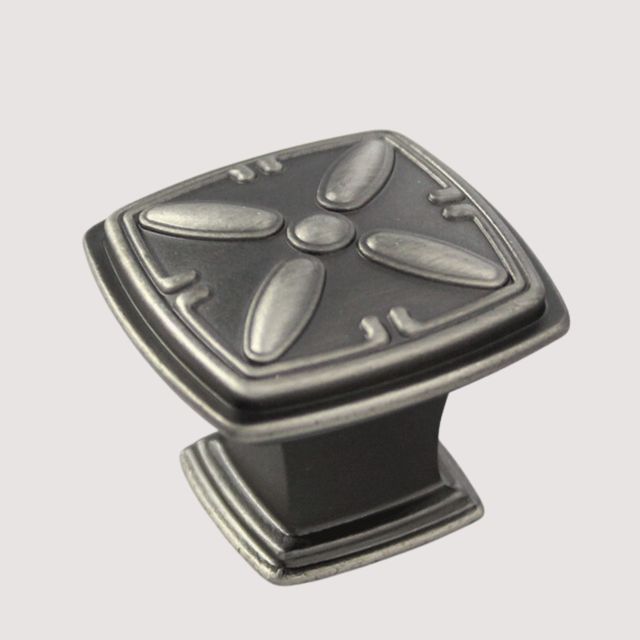 K-354 Dramatic Knob - Antique Silver, Oil Brushed Finish