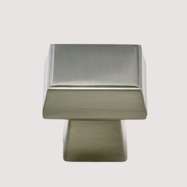 K-62217 Knob - Satin Nickel, Honey Brown Finish