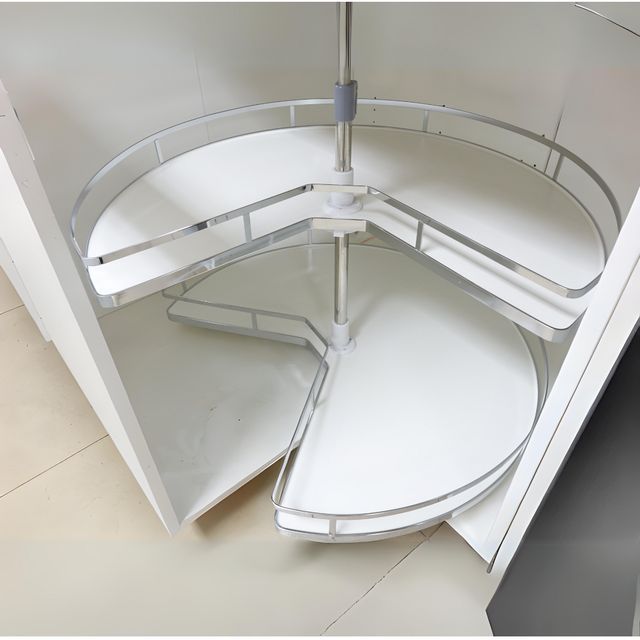 Pie Cut Lazy Susan for Corner Cabinet
